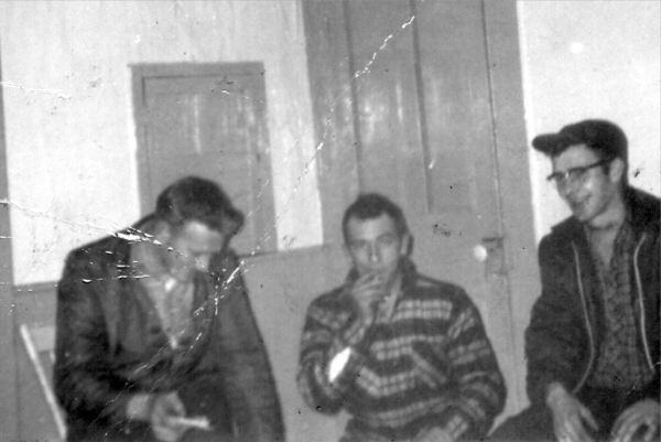 464: l-r Thomas Barry, Francis Kerrivan, Gerard Lambe. (1960) [courtesy of Betty Kerrivan]  - Thomas son of Thomas Barry &amp;amp; Anne Dollimont; Francis son of Joseph Kerrivan &amp;amp; Elizabeth  Judge; Gerard son of Peter Lambe &amp;amp; Anne Norman